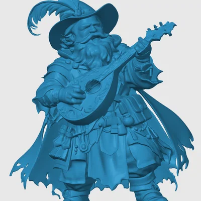 Mô hình Dwarven Bard