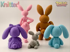 Gia đình Thỏ Phục Sinh Dễ Thương – Bộ Sưu Tập Len Đan - Image 5