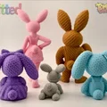 Gia đình Thỏ Phục Sinh Dễ Thương – Bộ Sưu Tập Len Đan - Thumbnail 5