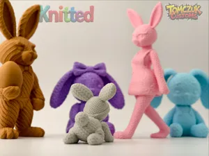 Gia đình Thỏ Phục Sinh Dễ Thương – Bộ Sưu Tập Len Đan - Image 6