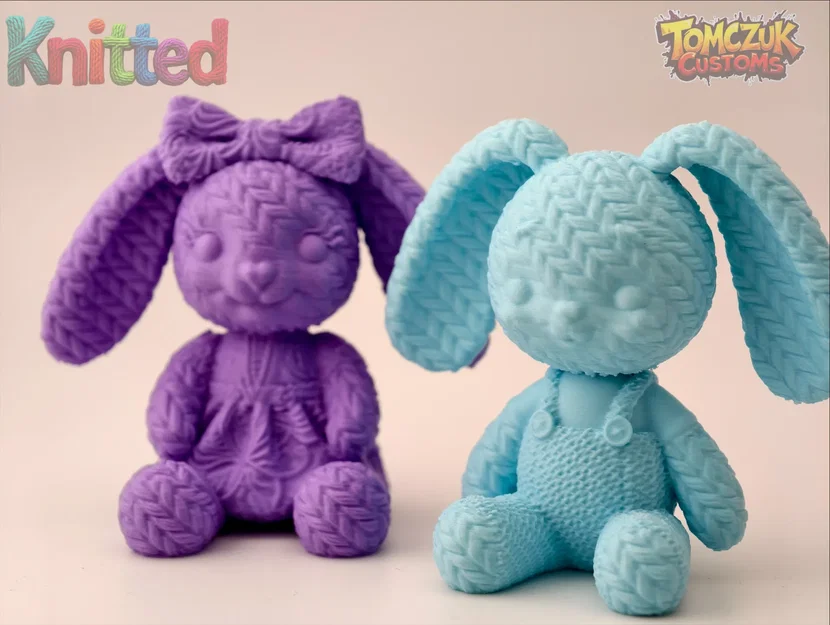 Gia đình Thỏ Phục Sinh Dễ Thương – Bộ Sưu Tập Len Đan - Image 7