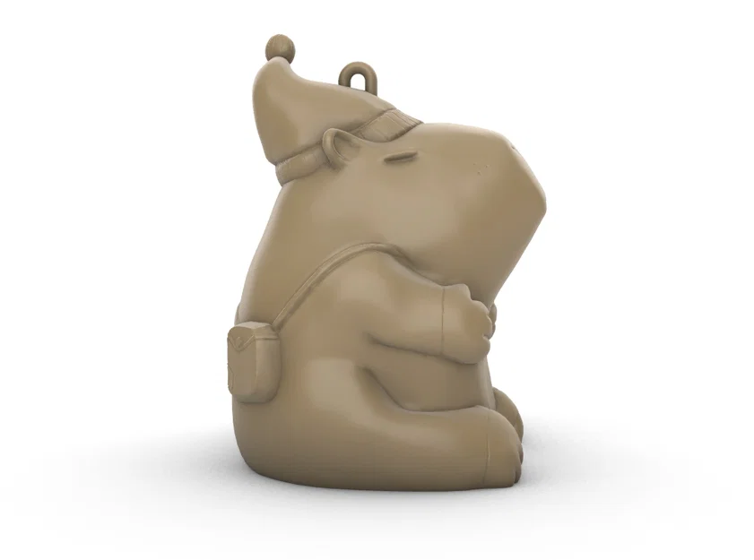 Mô hình trang trí Capybara Giáng sinh Santipaw - Image 13