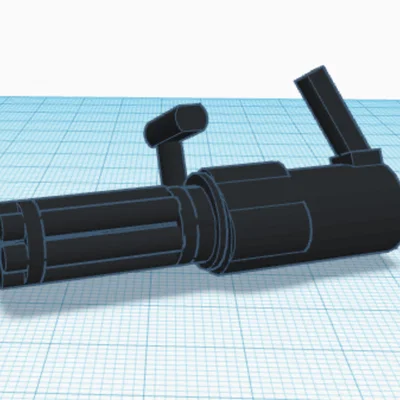Mô hình súng Minigun cho Dummy 13 - Phụ kiện in 3D độc đáo