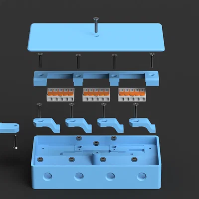 Hộp Đấu Nối Điện v2 WAGO 221-415