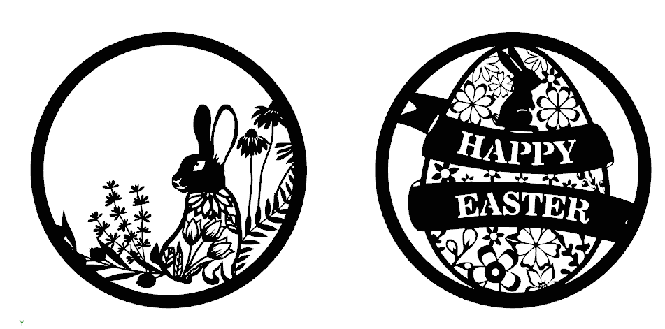 Vật phẩm trang trí treo cửa sổ lễ Phục sinh - Image 2