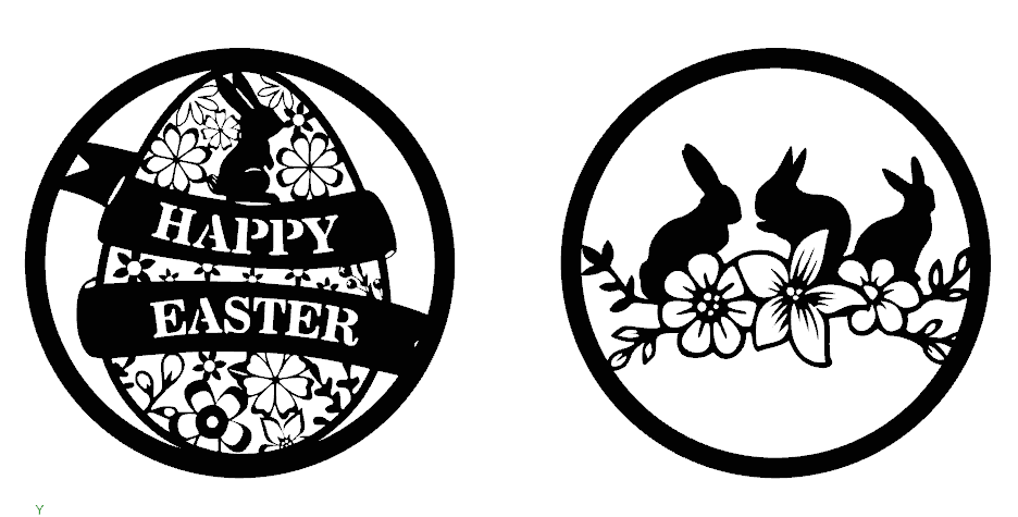 Vật phẩm trang trí treo cửa sổ lễ Phục sinh - Image 3