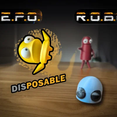 REPO ROBOT ĐANG NGỒI - phiên bản cử động được và nhỏ gọn