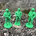 Mô hình những người lính trên bệ đỡ (Soldiers on a pedestal) - Thumbnail 1