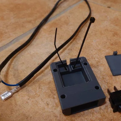 Hộp Đựng Công Tắc Rocker Lắp Dưới Bàn - Giải Pháp Gọn Gàng Tiện Lợi