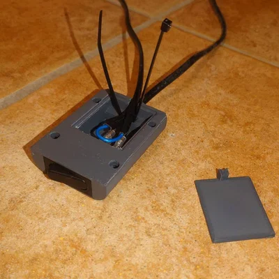 Hộp Đựng Công Tắc Rocker Lắp Dưới Bàn - Giải Pháp Gọn Gàng Tiện Lợi