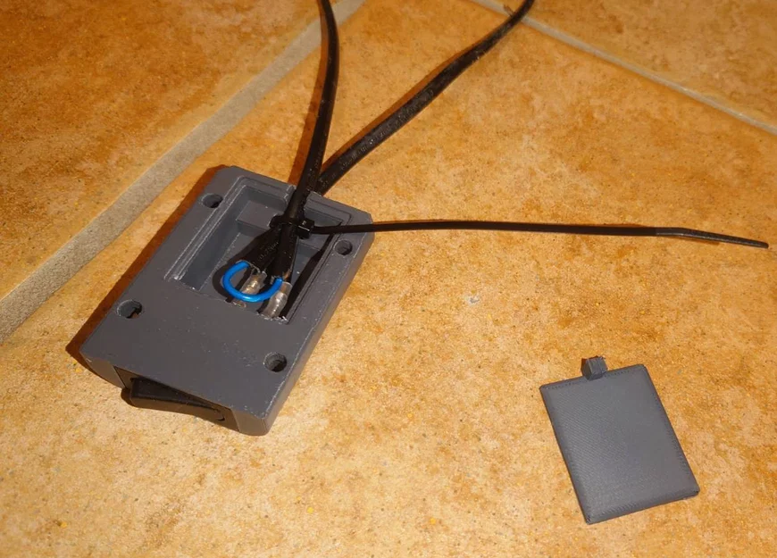 Hộp Đựng Công Tắc Rocker Lắp Dưới Bàn - Giải Pháp Gọn Gàng Tiện Lợi - Image 5