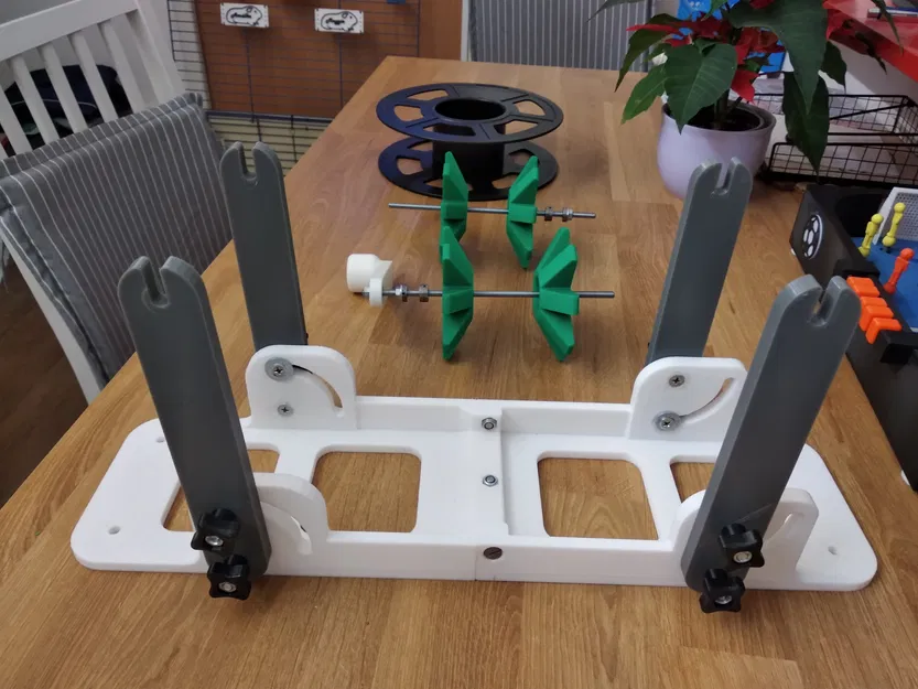 Bộ cuộn lại nhựa in 3D (Filament rewinder) - Loại gấp gọn - Image 4