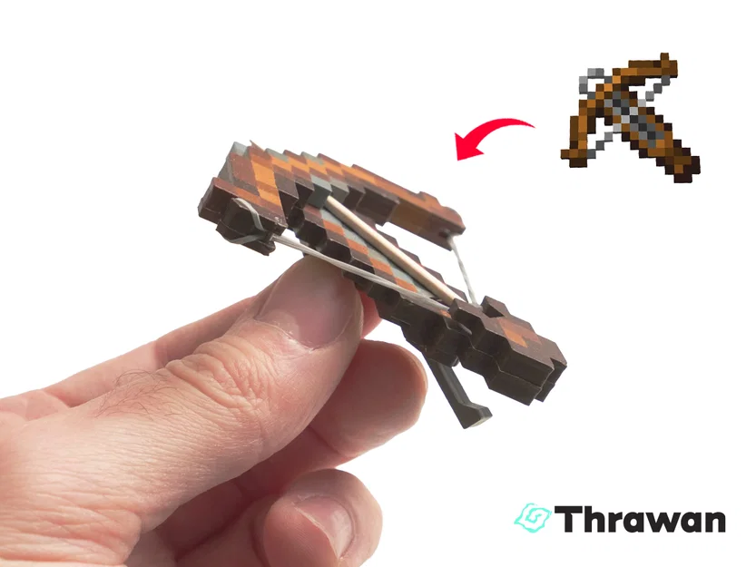 Nỏ Minecraft Bắn Tăm (Toothpick Minecraft Crossbow) - Image 1