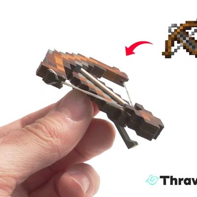 Nỏ Minecraft Bắn Tăm (Toothpick Minecraft Crossbow)
