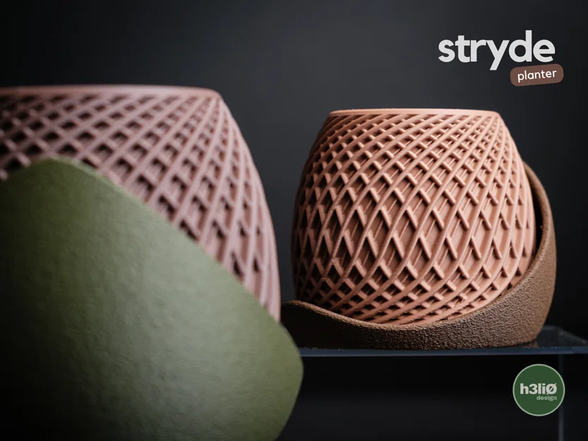 Chậu cây tối giản stryde · planter - Image 1