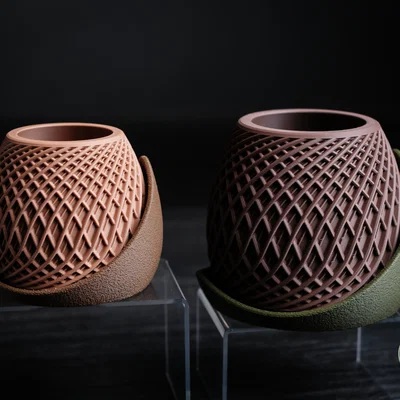 Chậu cây tối giản stryde · planter