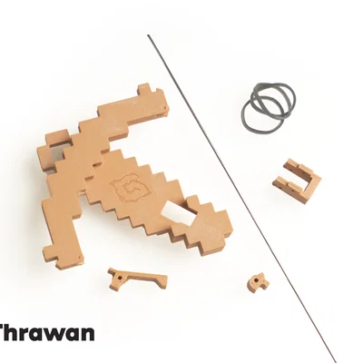 Nỏ Minecraft Bắn Tăm (Toothpick Minecraft Crossbow)