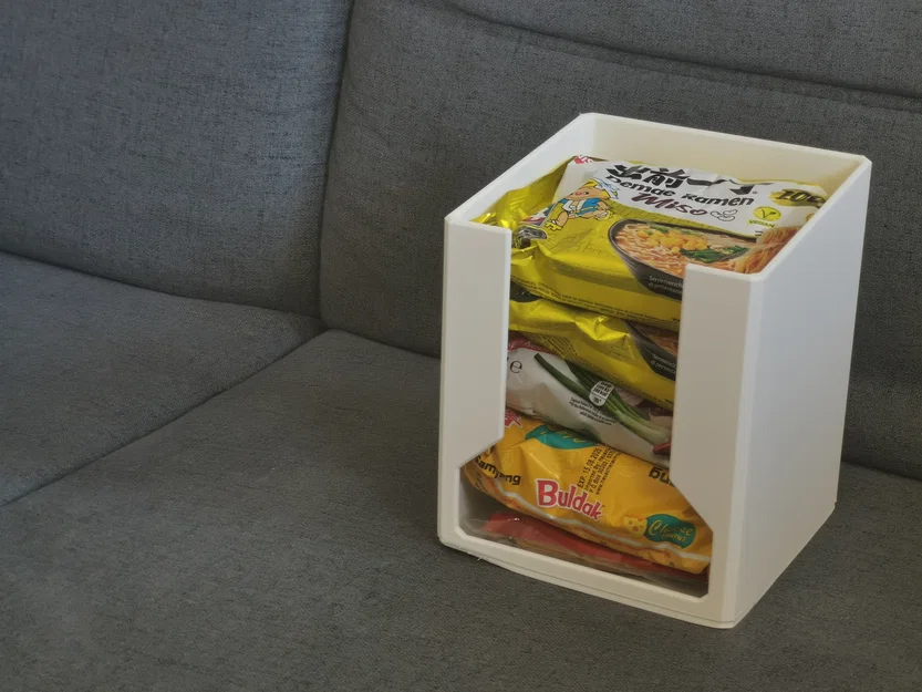 Kệ Đựng Mì Gói Ramen Với Thiết Kế Lấy Phía Trước Tiện Lợi - Image 3