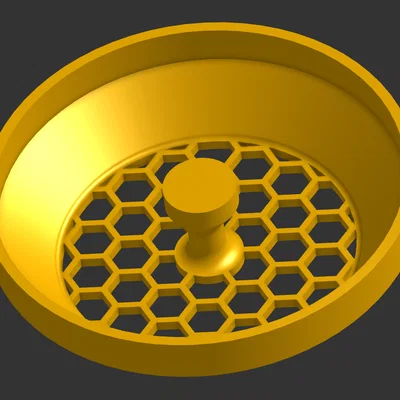 Nắp chặn rác bồn rửa chén hình lục giác in 3D cực nhanh