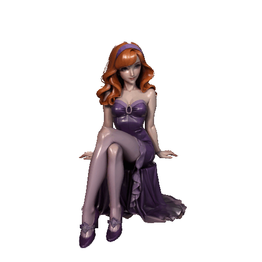 Mô hình 3D nhân vật Daphne Blake đầy nghệ thuật - Image 1