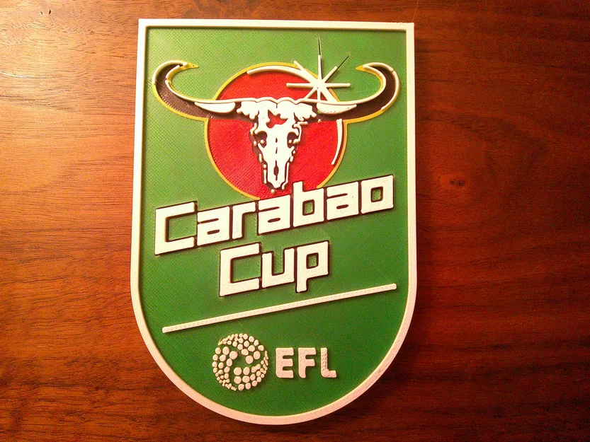 Mô hình trang trí Logo Carabao Cup in 3D cực đẹp cho fan bóng đá - Image 1