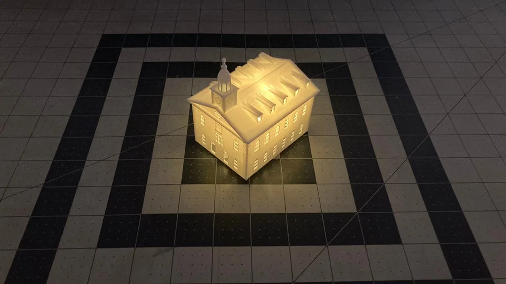 Mô hình Đền thờ Kirtland để đèn trà - Image 1