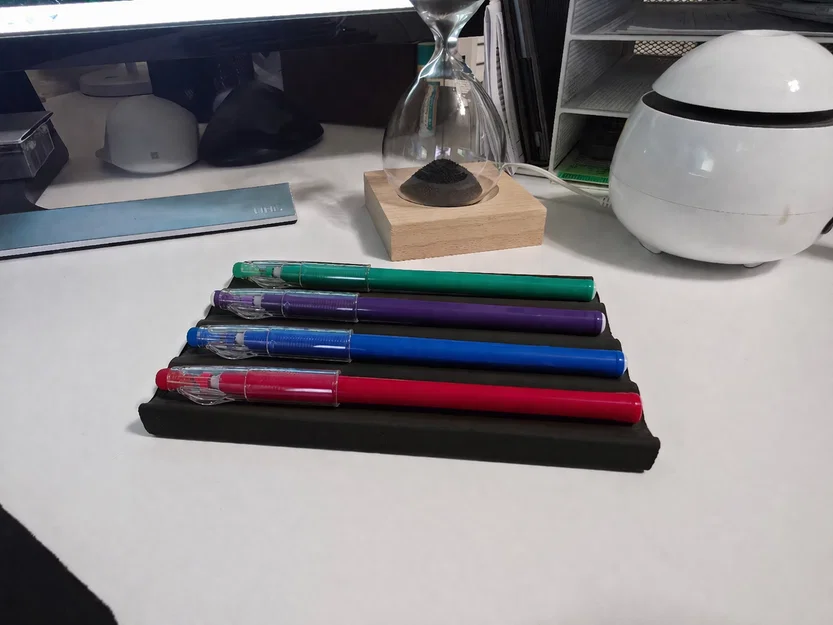 Ống cắm bút 4 ngăn phong cách tối giản - Image 2