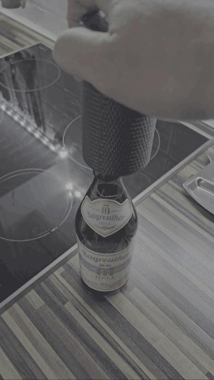 Dụng cụ mở nắp chai bia thông minh dạng nhấn in 3D