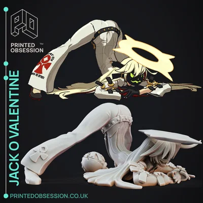 Jack'O'Valentine - Guilty Gear - Fanart - Mô hình 25cm - #jackochallenge