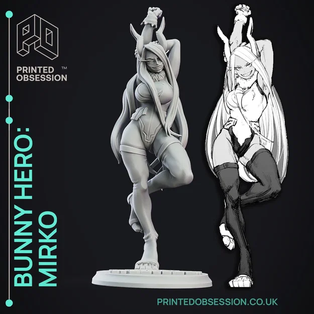 Mirko - Bunny Hero - Mô hình Fanart - 30CM - Nhân vật Anime - Image 1