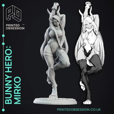 Mirko - Bunny Hero - Mô hình Fanart - 30CM - Nhân vật Anime