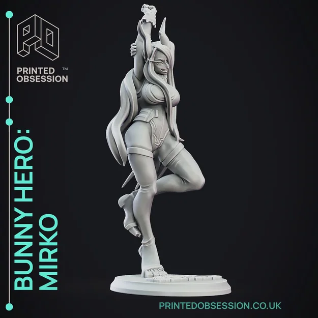 Mirko - Bunny Hero - Mô hình Fanart - 30CM - Nhân vật Anime - Image 3