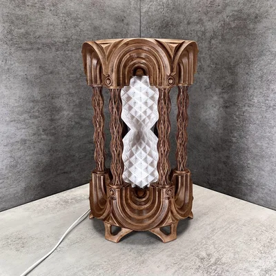Đèn Hình Đồng Hồ Cát (Hourglass Lamp)
