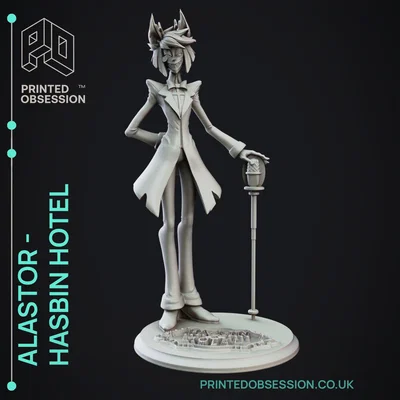 Mô hình Alastor - Hasbin Hotel - Fanart - Kích thước 16cm