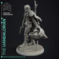 Mô hình The Mandalorian - Star Wars Fanart - 30cm - Thumbnail 2