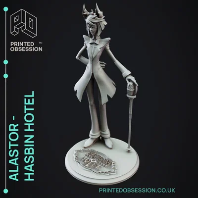 Mô hình Alastor - Hasbin Hotel - Fanart - Kích thước 16cm
