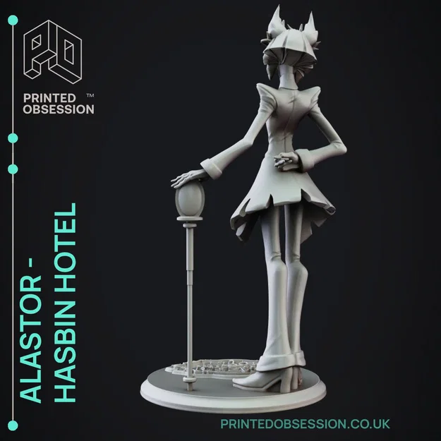 Mô hình Alastor - Hasbin Hotel - Fanart - Kích thước 16cm - Image 5