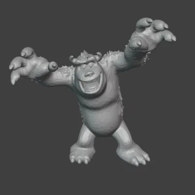 Mô hình 3D James P. Sullivan (Sully) từ Monsters Inc.