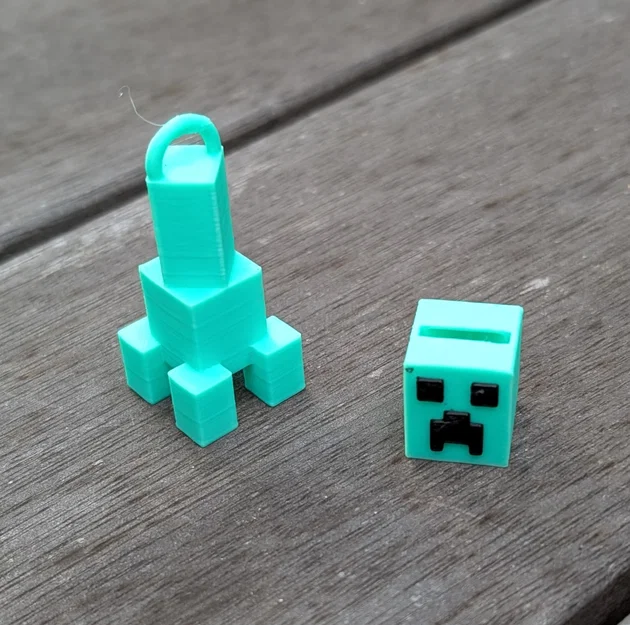 Móc khóa Creeper Minecraft - Image 2