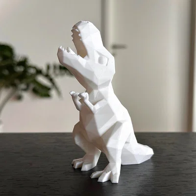 Chú khủng long T-Rex Low Poly siêu đáng yêu (Không cần in support)