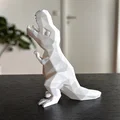 Chú khủng long T-Rex Low Poly siêu đáng yêu (Không cần in support) - Thumbnail 2