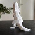Chú khủng long T-Rex Low Poly siêu đáng yêu (Không cần in support) - Thumbnail 3