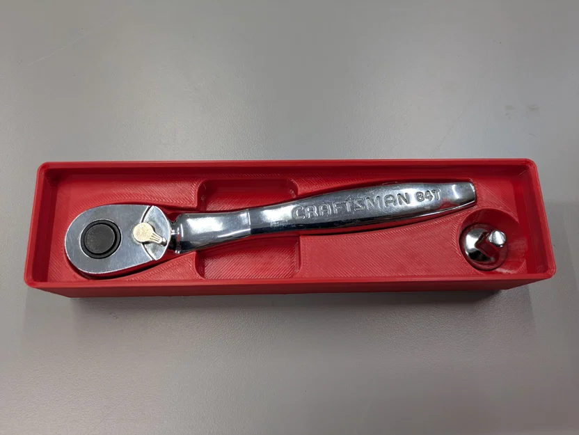 Khay Gridfinity cho cờ lê tự động Craftsman 1/4" - Image 1