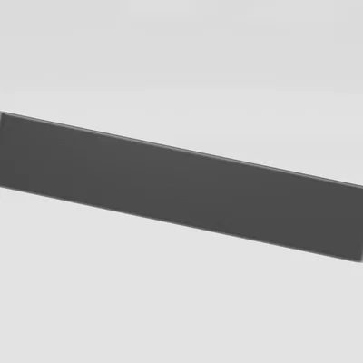 Tay nắm ngăn kéo 3D đơn giản 120x20mm (Tùy chọn độ dày)
