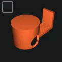 Giá treo keo dán (Adhesive holder) thông minh cho máy in 3D Flashforge