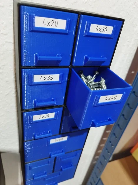 Khay đựng ốc vít (Screw Organizer) - Dễ in, không cần support - Image 1