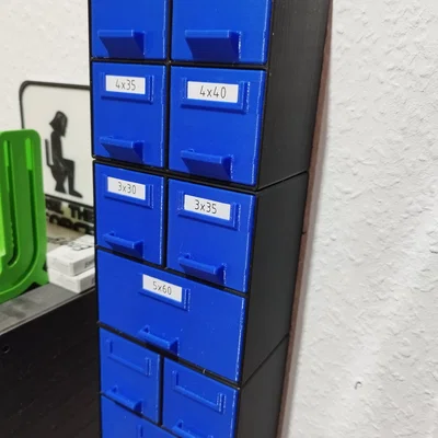 Khay đựng ốc vít (Screw Organizer) - Dễ in, không cần support