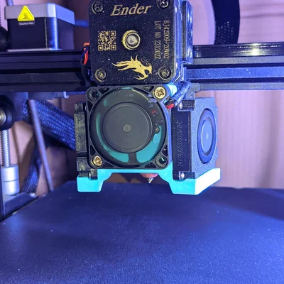 Nắp che quạt 4010 V2 cho Ender 3 V3 KE - Nâng cấp làm mát hiệu quả