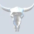 Mô hình đầu lâu bò (Cow skull) - Thumbnail 2