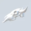 Mô hình đầu lâu bò (Cow skull) - Thumbnail 3